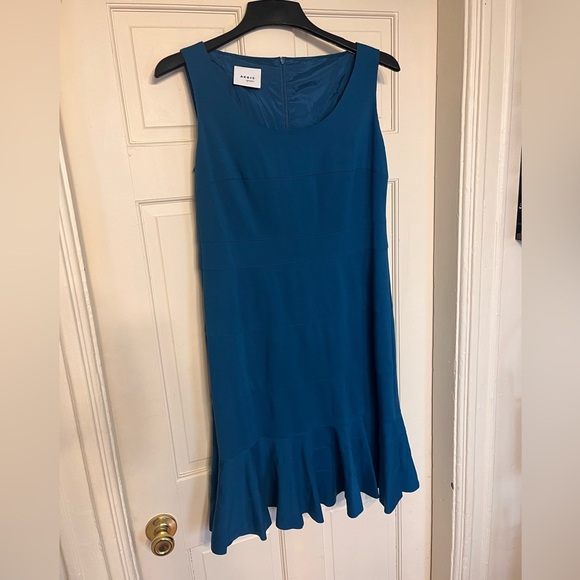 Akris Teal Sleeveless Dress Sz US 10 - Picture 2 of 5